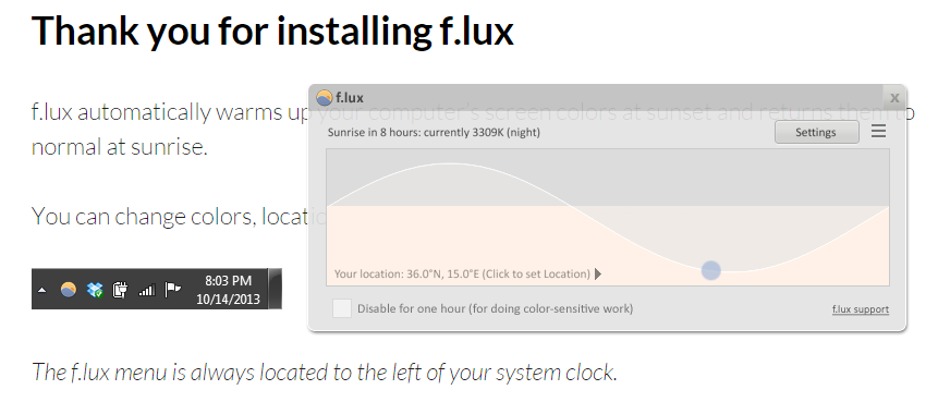 Download F.lux For Mac
